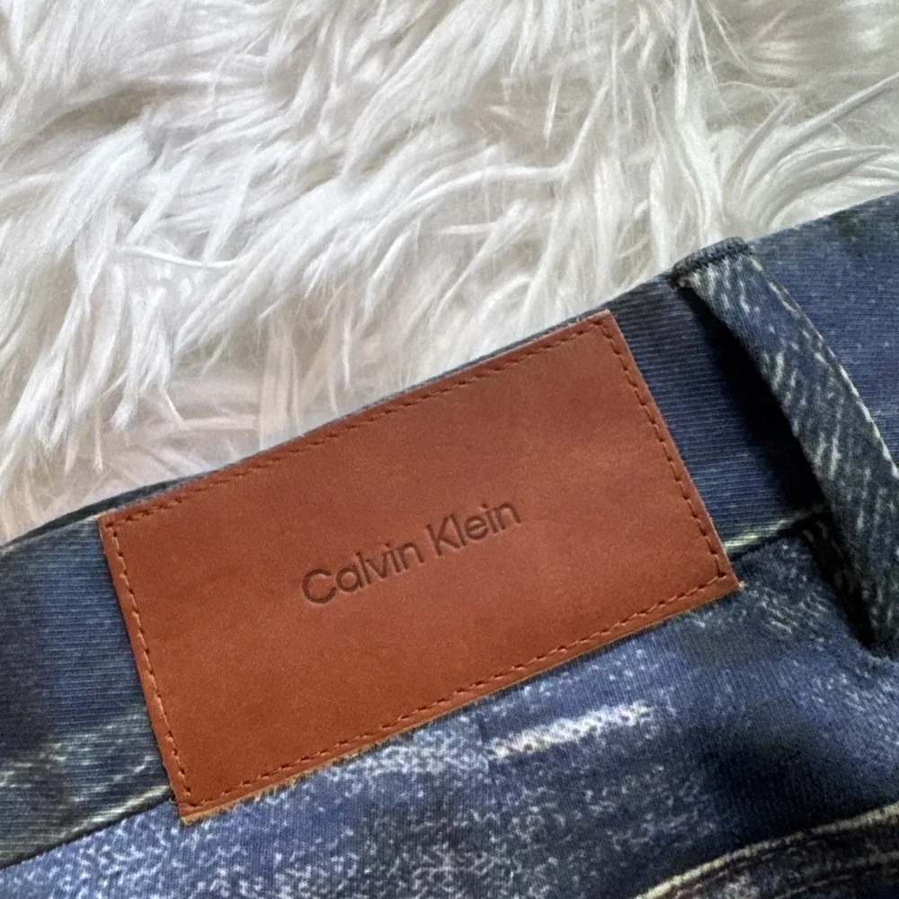Rare!! Calvin Klein STUDIO Jeans Medium‎ M Made In Portugal 3D Printed New $549
